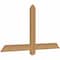Ekena Millwork Eugene Smooth Timber Gable Bracket, Western Red Cedar, 48"W x 26"H x 1 1/2"D x 3 1/2"F, 13/12 Pitch GBW048X26X0204EUG00SWR - alternate 2